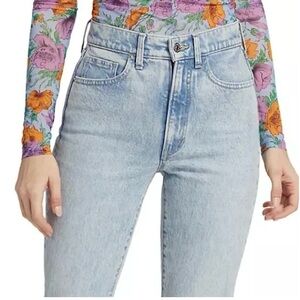 Veronica Beard Alenah High Waist Slim High Rise Straight Leg Jeans Size 29 NWT